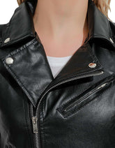 Women's Black Moto Leather Vest – Tough & Durable Leather Ridewear